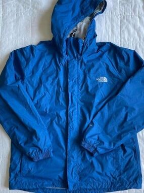 The North Face Men's Blue Rain Jacket - M